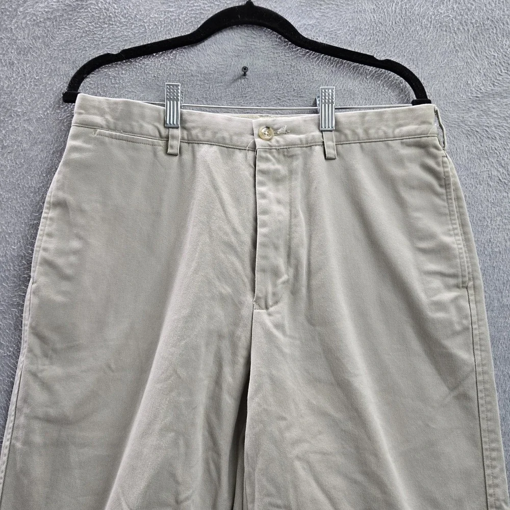 Banana‎ Republic Men Pants 33X34 Beige Chino Twill Button 33